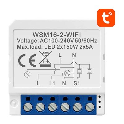 Inteligentný spínací modul WiFi Avatto WSM16-W2 TUYA