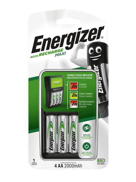 Energizer Nabíjačka Maxi + 4AA Power Plus 2000 mAh