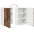 vidaXL Dvierka na umývačku Kalmar Dymová dub 50 x 31 x 80 cm