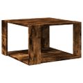 vidaXL Konferenčný stolík dymový dub 51,5x51,5x30 cm kompozitné drevo