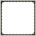 vidaXL Obrubník trávnika 4 ks 60 x 60 x 20 cm Oceľ Olivovo zelená