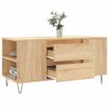 vidaXL Konferenčný stolík dub sonoma 102x44,5x50 cm kompozitné drevo