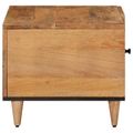 vidaXL Konferenčný stolík Prírodná 80 x 50 x 40 cm Masívne mango drevo