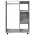 vidaXL Šatník sivý dub sonoma 80x40x110 cm spracované drevo