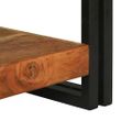 vidaXL Konferenčný stolík Hnedá 120 x 50 x 38 cm Pevné akáciové drevo