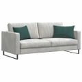 vidaXL Vankúše na pohovku 2 pcs Tmavozelená 60 x 40 cm
