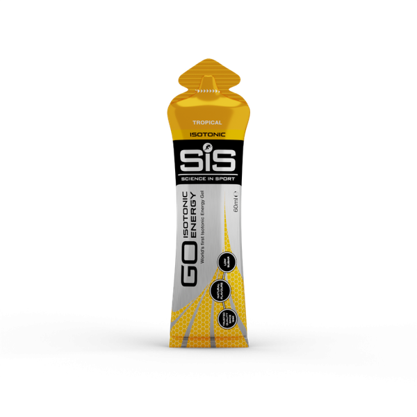 GO Izotonický energetický gél - Science in Sport, tropical, 60 ml
