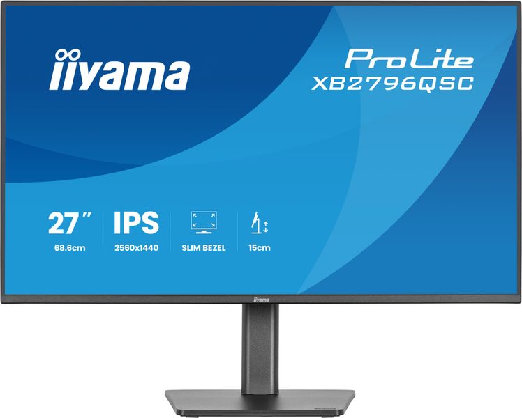 iiyama ProLite/XB2796QSC-B1/27''/IPS/QHD/75Hz/4ms/Čierna/3R