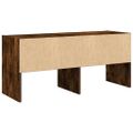 vidaXL Regál na topánky stohovateľné tmavý dub 89,5x30x40 cm