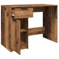 vidaXL Stôl Old Wood 100x50x75 cm Engineered Wood