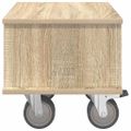 vidaXL TV stolík 37 x 35 x 35 cm Sonoma dub Kompozitné drevo
