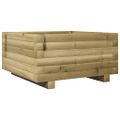 vidaXL Záhradný kvetináč 50x50x26,5 cm impregnovaná borovica