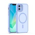 Mag matné puzdro pre iPhone 12 6,1" svetlomodrá ochrana fotoaparátu