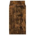 vidaXL Skriňa na topánky Dymový dub 85 x 39,5 x 70 cm Kompozitné drevo