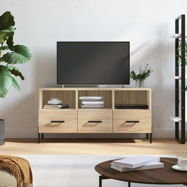 vidaXL TV skrinka dub sonoma 102x36x50 cm kompozitné drevo