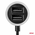 Nabíjačka do auta 12/24V Micro + 2x USB 2.4A PCH PRO-01