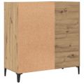 vidaXL Skrinka na platne dub artisan 84,5x38x89 cm kompozitné drevo