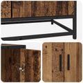 vidaXL Servírovacia skriňa Staré drevo 134 x 35 x 76 cm