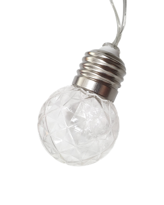 TR-603 Dekoratívny 10x LED vonkajší solárny reťaz 2m IP44 Trixline
