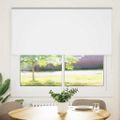 vidaXL Roleta Zatemnenie biela 155x130cm Šírka látky 151,6cm Polyester