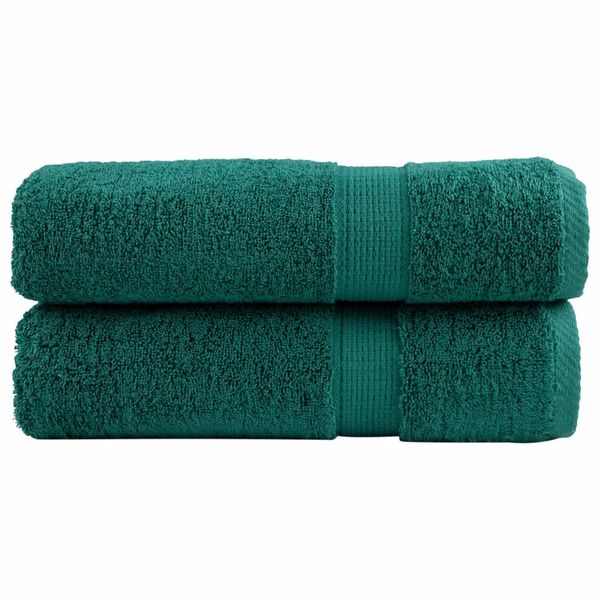 vidaXL Prémiové osušky SOLUND 2 ks fialové 100x150 cm 600 g/m2