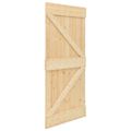 vidaXL Posuvné dvere 2 ks 80 x 210 cm Borovicový masív
