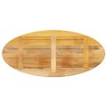vidaXL Stolová doska 90x40x3,8 cm oválna masívny mangovník