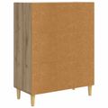 vidaXL Servírovacia skriňa Dub artisan 69,5 x 34 x 90 cm