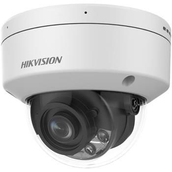 Hikvision 8MPix IP Dome Hybrid ColorVu AcuSense kamera; LED/IR 40m, WDR 120dB, audio, alarm, IP67, IK10