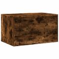 vidaXL Uzavretý box na stelivo, tmavý dub 80x50x45cm, kompozitné drevo