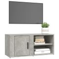 vidaXL TV skrinky 2ks betónovosivé 80x31,5x36 cm spracované drevo