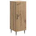 vidaXL Servírovacia skriňa Dub artisan 33 x 34,5 x 89,5 cm