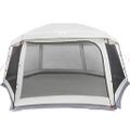 VidaXL Stan pri bazéne s odnímateľnými stenami zo sieťoviny 618x532 cm