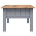 vidaXL Konferenčný stolík, sivý 100x60x43,5 cm, borovica Panama Range
