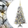 vidaXL Umelý Sklápací Vianočný Stromček Zelená 120 cm PE a PVC