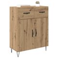 vidaXL Servírovacia skriňa Remeselný dub 69,5 x 34 x 90 cm