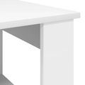 vidaXL Konferenčný stolík Biela 51 x 50 x 50 cm Kompozitné drevo