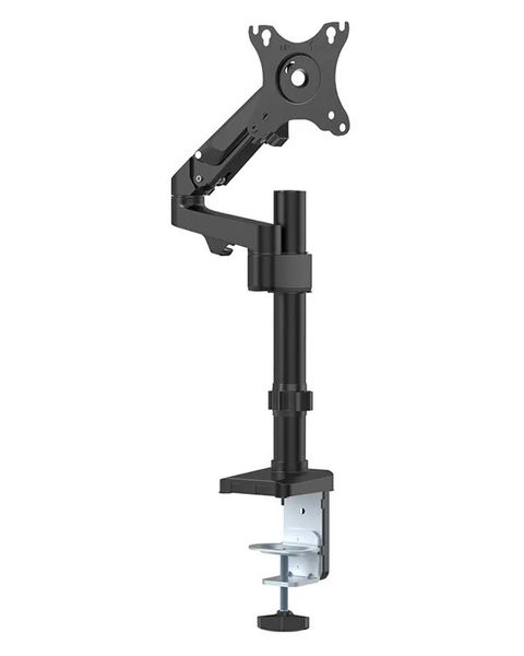 Neomounts DS70-750BL1/Držák displeje/tyč na stůl/17-27"/svorka/VESA 100X100/nosn. 7kg/plynový píst/1 displej/černý Držák, VESA, stolní, pro plochý monitor, úhloprícka 17"-27", náklon, otácení, rotace, nosnost 7kg, cerný