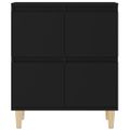 vidaXL Komody 2 ks čierne 60x35x70 cm kompozitné drevo