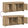 vidaXL TV skrinka 102 x 33 x 47 cm Dub artisan Kompozitné drevo