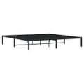 vidaXL Kovový rám postele čierny 193x203 cm