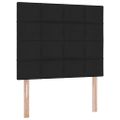 vidaXL Postel s úložným prostorem a matrací Čierna 120 x 200 cm látka
