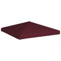 vidaXL Strieška na altánok bordová 3x3 m 310 g/m²