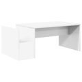 vidaXL Konferenčný stolík Biela 90 x 45 x 35 cm Kompozitné drevo