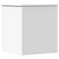 vidaXL Úložný box biely 40x42x46 cm kompozitné drevo