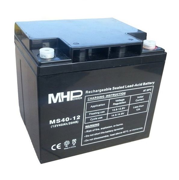 Olovová batéria 12 V / 40 Ah MHPower MS40-12