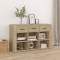 vidaXL Komoda dub sonoma 100x30x59,5 cm spracované drevo