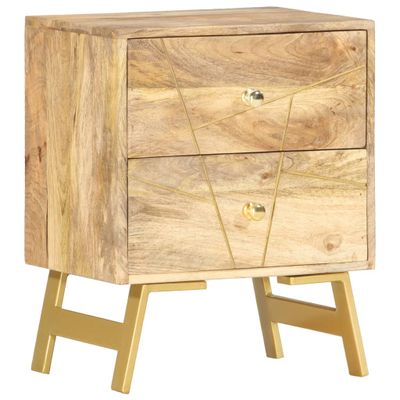 vidaXL Nočný stolík 40x30x50 cm masívne mangovníkové drevo