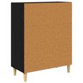 vidaXL Servírovacia skriňa Čierny dub 34 x 69.5 x 90 cm