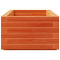 vidaXL Záhradný kvetináč voskovohnedý 110x40x26,5 cm masívna borovica